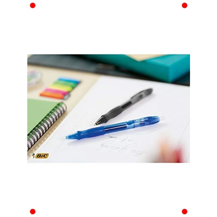 Akıcı Jel Kalem Seti 0.7mm Mavi - 12li Kutu