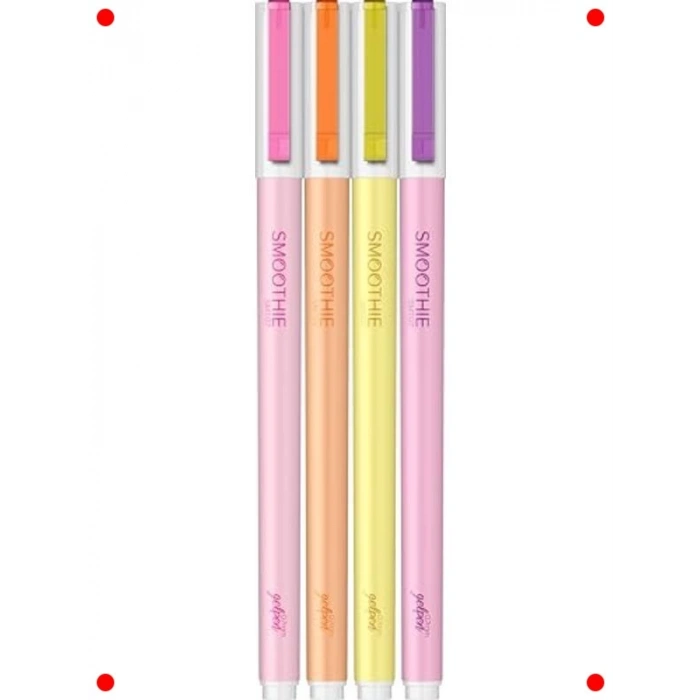 Akıcı Yazım Jel Kalem Seti, 4lü Blister Paket