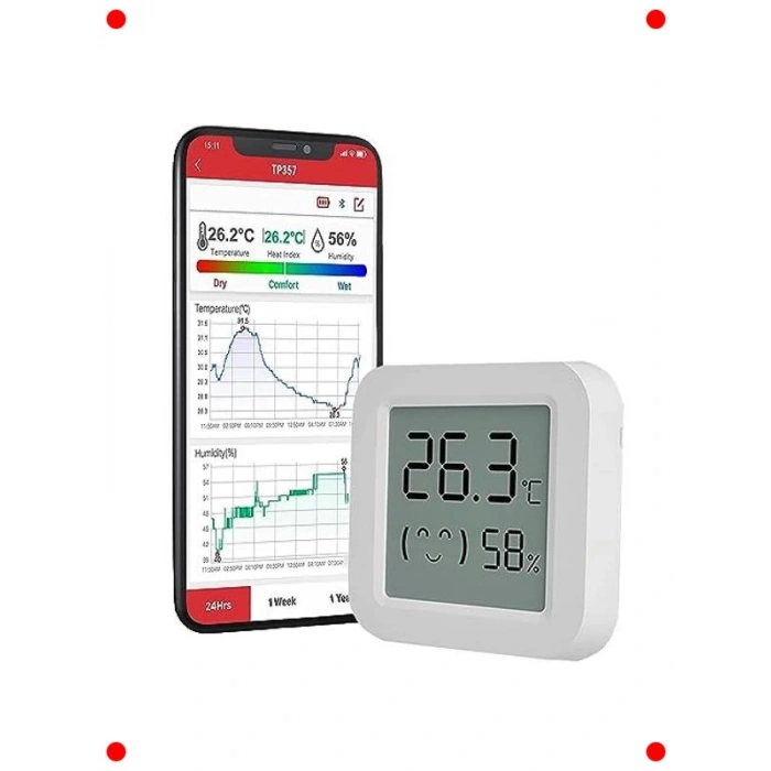 Akıllı Bluetooth Isı Nem Ölçer Termometre