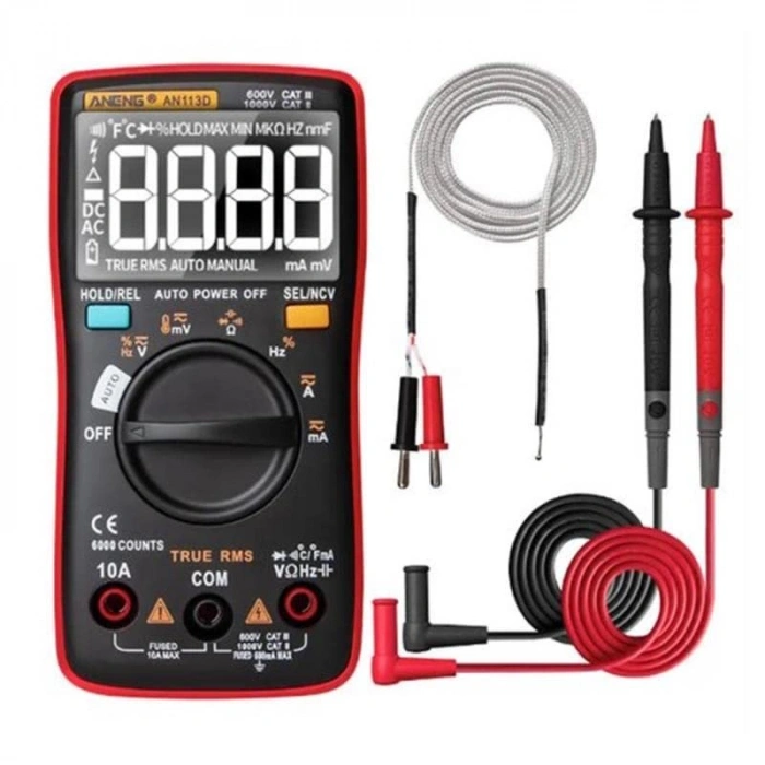 Akıllı Dijital Multimetre - Gerçek RMS Ölçüm Özelliği