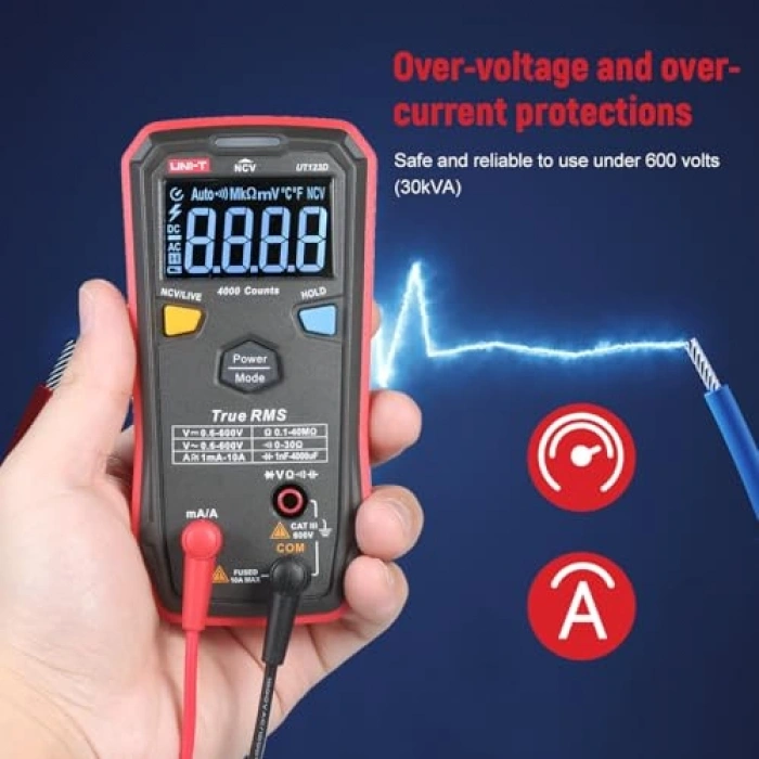 Akıllı Dijital Multimetre, True RMS Ölçüm