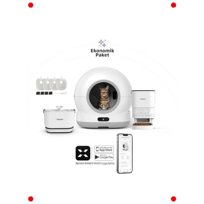 Akıllı Evcil Hayvan Bakım Başlangıç Seti (4lü)