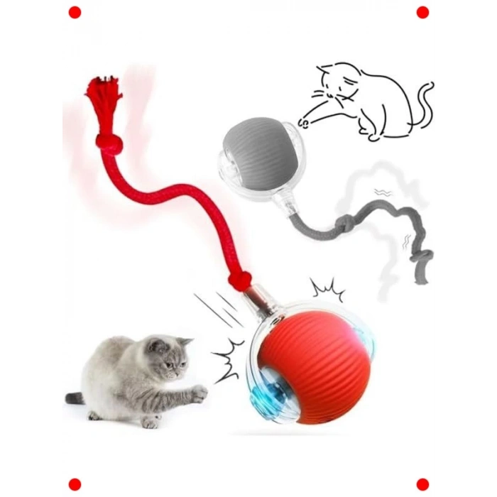 Akıllı İnteraktif Kedi Oyuncağı USB Şarjlı