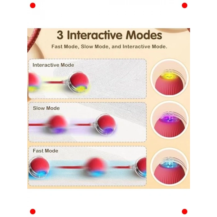 Akıllı İnteraktif Kedi Oyuncağı USB Şarjlı