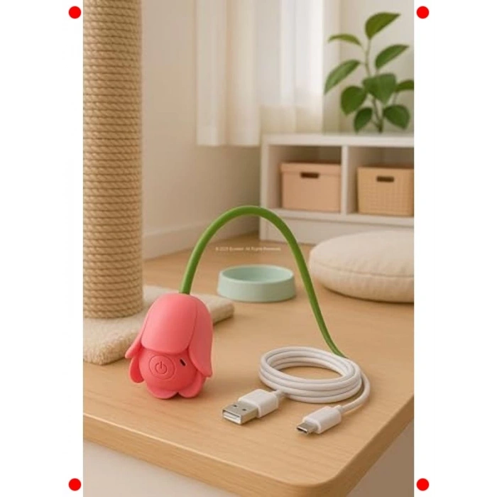 Akıllı İnteraktif USB Şarjlı Kedi Oyuncağı - Lale
