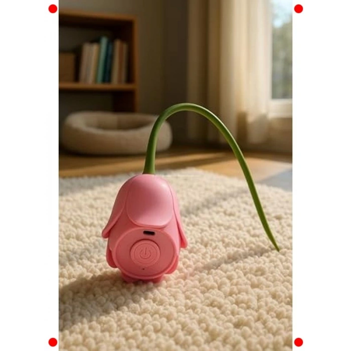 Akıllı İnteraktif USB Şarjlı Kedi Oyuncağı - Lale