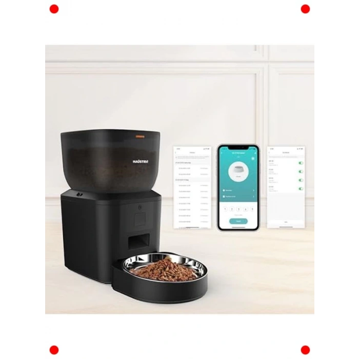 Akıllı Kedi Köpek Mama Kabı 4lt Wifi Uzaktan Kontrol