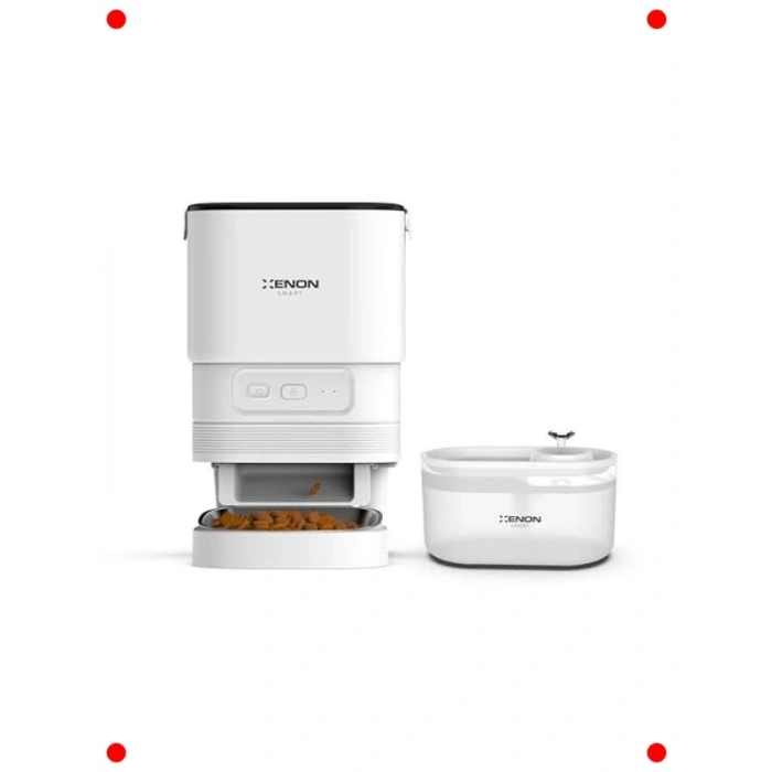 Akıllı Kedi Mama Kabı & Su Pınarı Seti, Otomatik