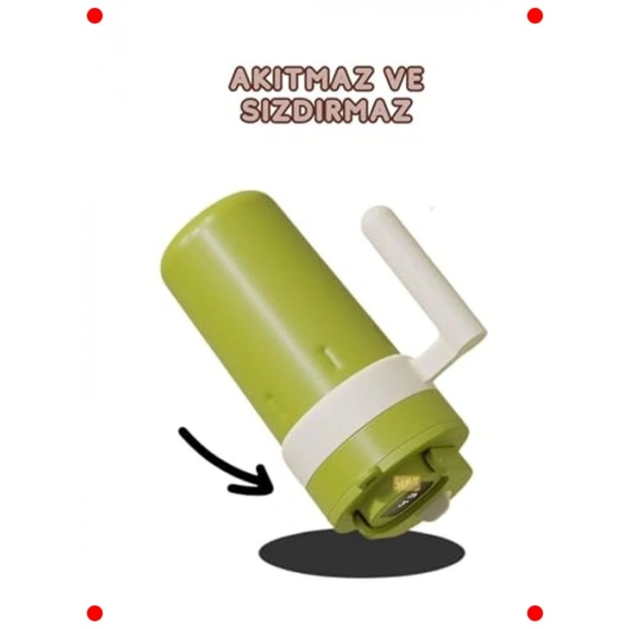 Akıllı LED Ekranlı Termos Mug 600ml Paslanmaz Çelik