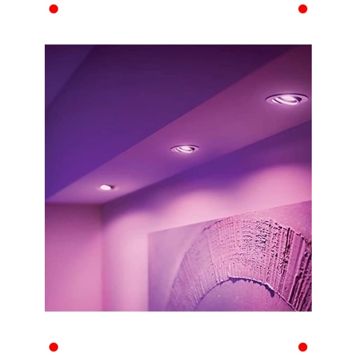 Akıllı LED Spot Lamba, 16 Milyon Renk ve Ayarlanabilir Beyaz