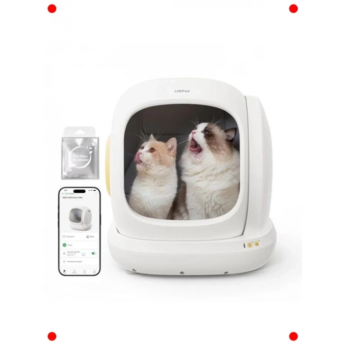 Akıllı Otomatik Kedi Tuvaleti - Mobil Kontrollü