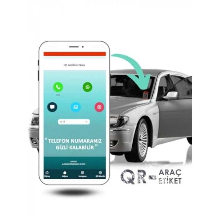 Akıllı QR Numaratör, Araç Oto Parkmatik ile Uyumlu