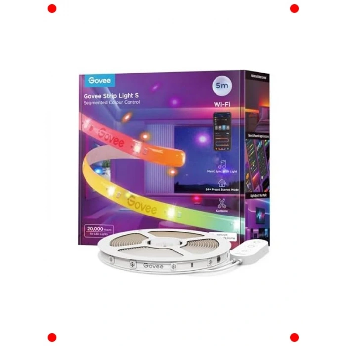 Akıllı RGBICW Wi-Fi+BT LED Şerit Aydınlatma (5M)