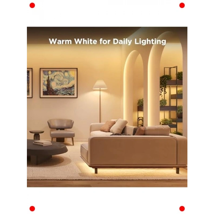 Akıllı RGBICW Wi-Fi+BT LED Şerit Aydınlatma (5M)