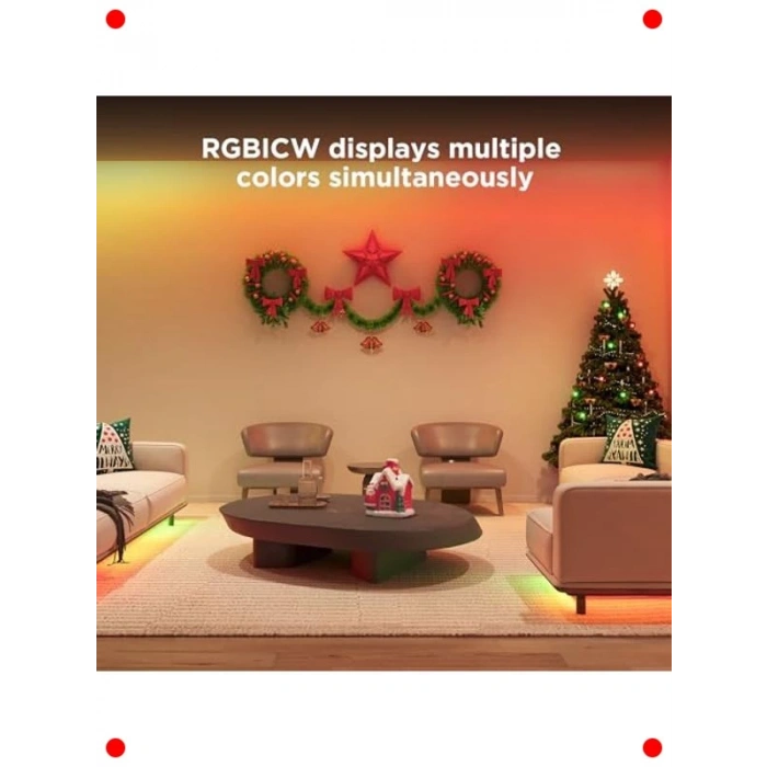 Akıllı RGBICW Wi-Fi+BT LED Şerit Aydınlatma (5M)