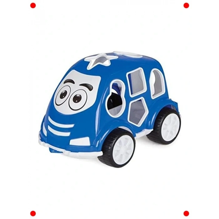 Akıllı Şekil Eşleştirme Arabası Mavi