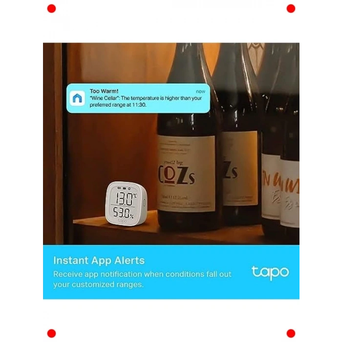 Akıllı Sıcaklık Nem Monitörü, LCD Ekranlı