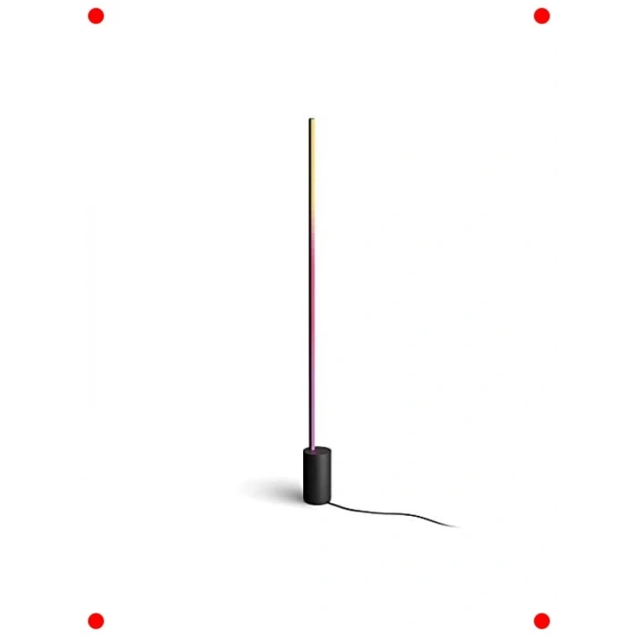 Akıllı Siyah LED Zemin Lambası & Lambader