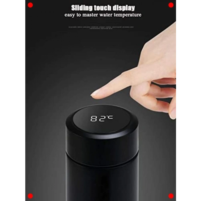 Akıllı Termos Dokunmatik Ekran Sıcaklık Göstergeli 480ml