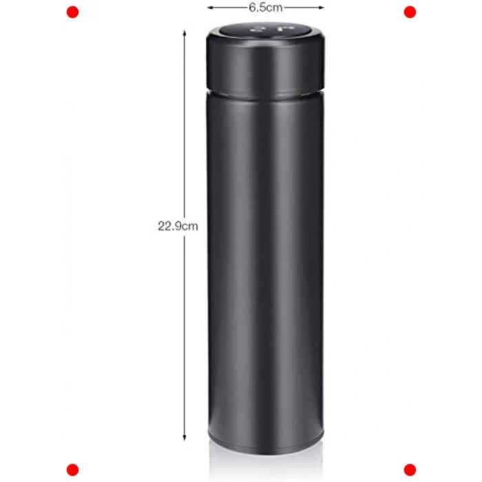 Akıllı Termos Dokunmatik Ekran Sıcaklık Göstergeli 480ml