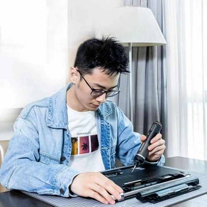 Akıllı Tork Ayarlı Şarjlı Tornavida, 30 Adet Bits Uç ile