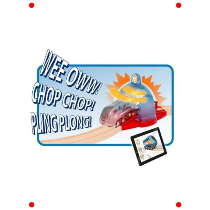 Akıllı Tren Yolu İtfaiye Kapısı - Sesli ve Işıklı