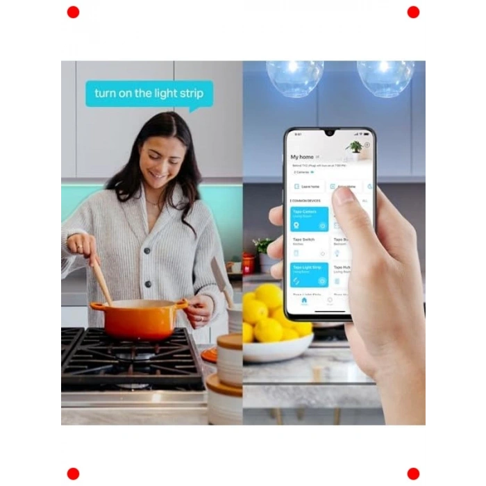 Akıllı Wi-Fi Çok Renkli Şerit LED 5 Metre