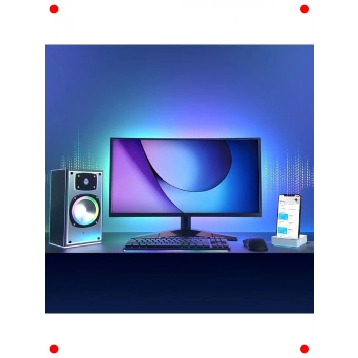 Akıllı Wi-Fi Çok Renkli Şerit LED 5 Metre