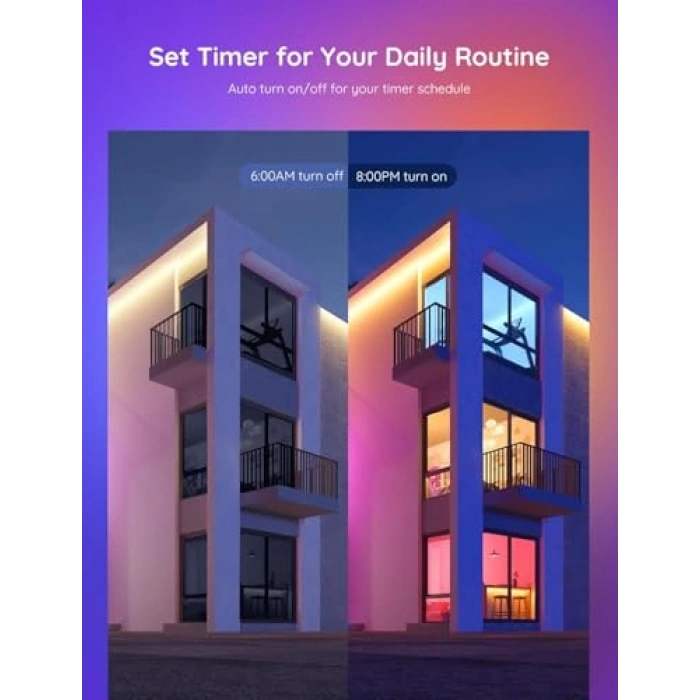 Akıllı Wifi ve BT Kontrollü Ampul, 800 Lm Aydınlatma