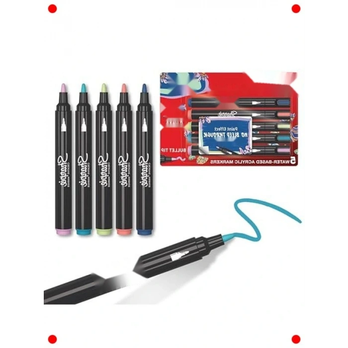 Akrilik Boya Kalemi Seti - Toprak Tonları (5li)