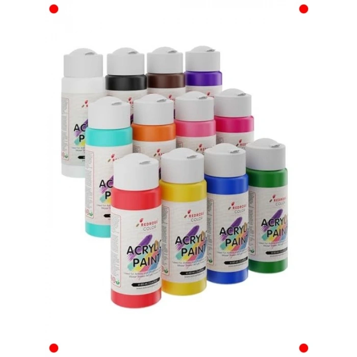 Akrilik Boya Seti - 12 Renk (12x60ml)