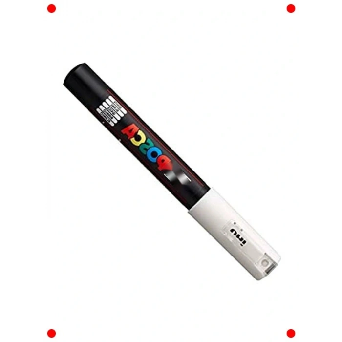 Akrilik Boyama Markörü - 0.7 mm İnce Uç, Beyaz