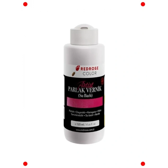 Akrilik Su Bazlı Parlak Vernik - 120 ml