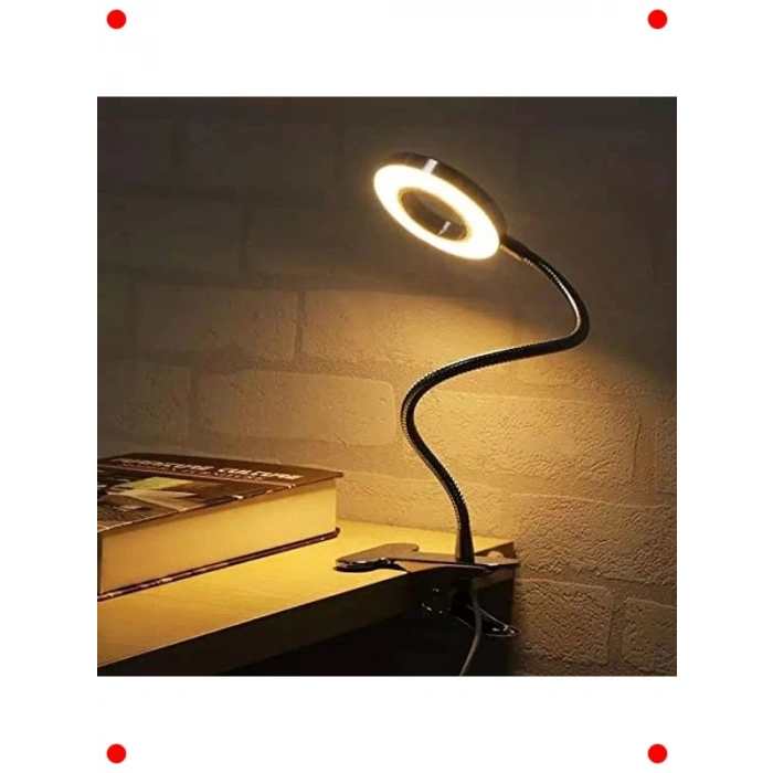 Akrobat Klipsli Masa Lambası LED Göz Koruyucu 3 Mod