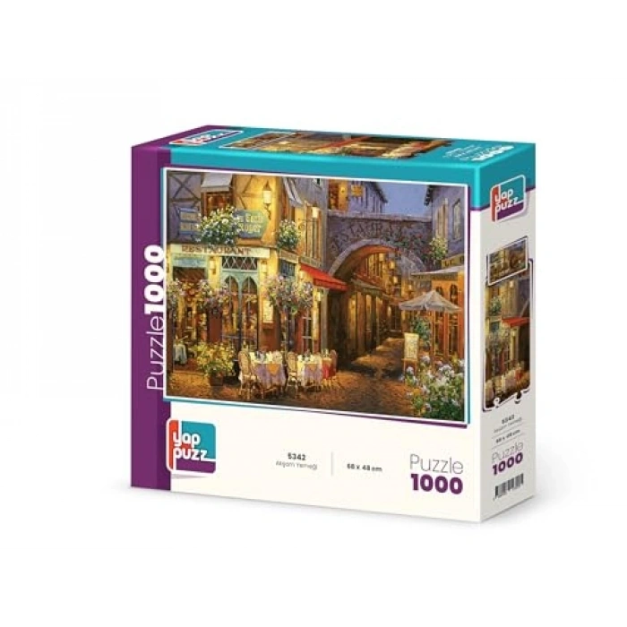 Akşam Yemeği Temalı 1000 Parça Puzzle ile Aile Eğlencesi