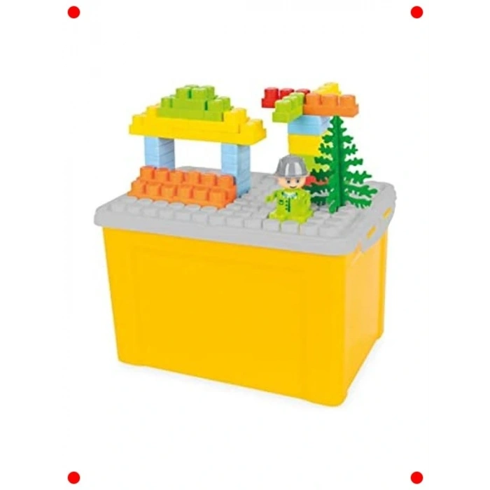 Aksesuarli Büyük Yapı Blokları Seti - Çok Renkli