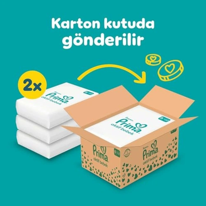 Aktif Bebek Bezi, 6 Numara 102 Adet Aylık Paket