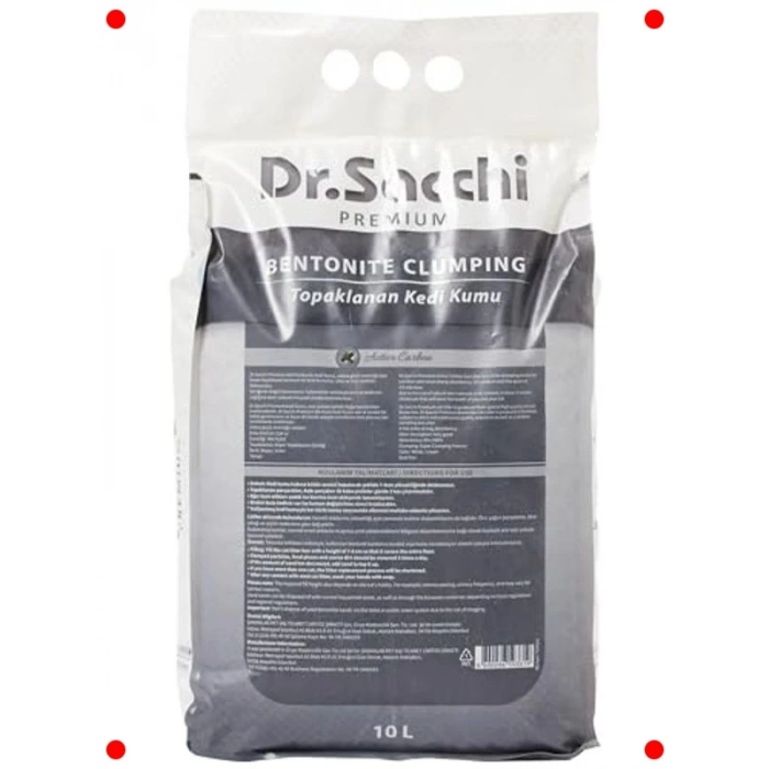 Aktif Karbonlu Bentonit Kedi Kumu (10 Lt)