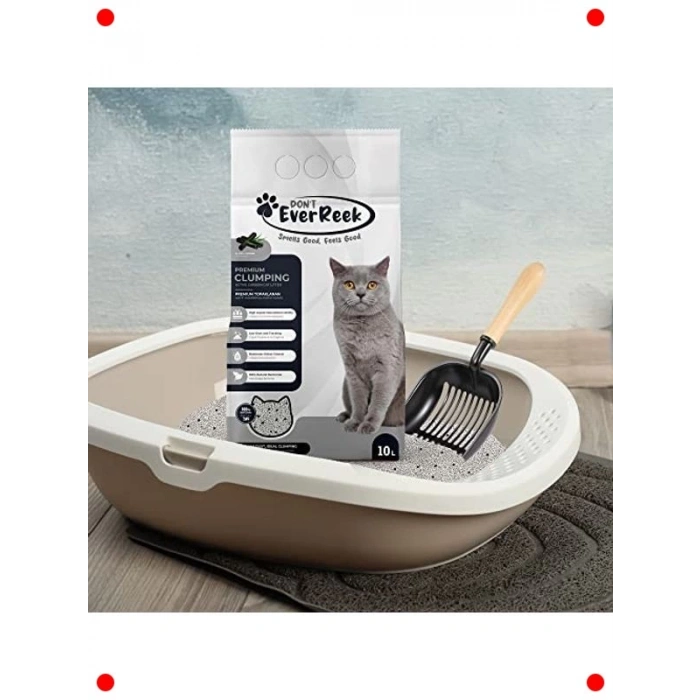 Aktif Karbonlu Kedi Kumu 10 L