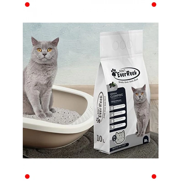 Aktif Karbonlu Kedi Kumu 10 L