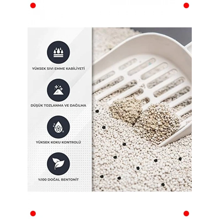 Aktif Karbonlu Kedi Kumu 10 L