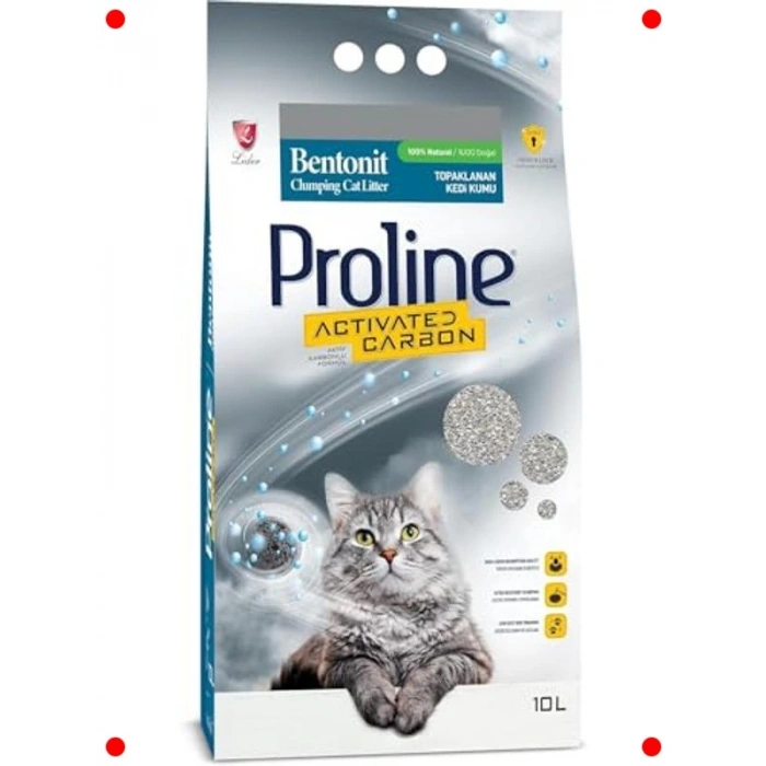 Aktif Karbonlu Topaklanan Kedi Kumu 10 Lt