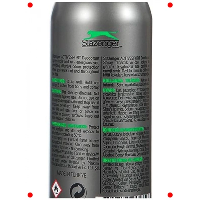 Aktif Spor Kolonyası & Deodorant Seti (Yeşil)