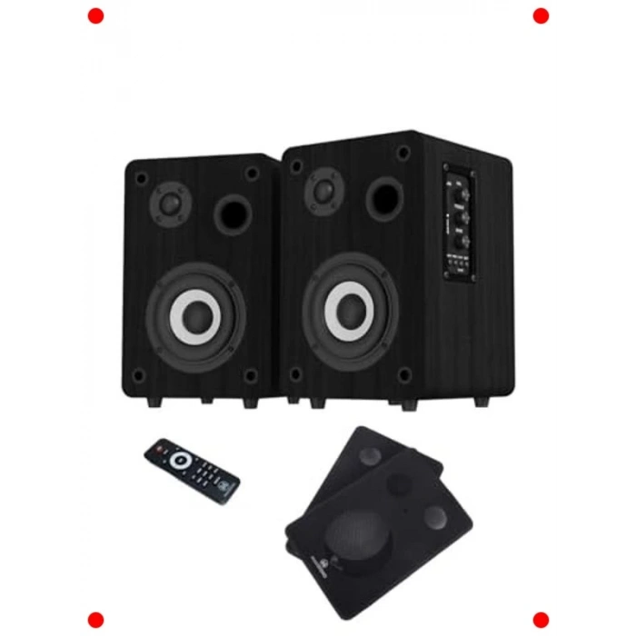 Aktif Stüdyo Monitör Hoparlör Çifti 4 Bluetooth USB 140W