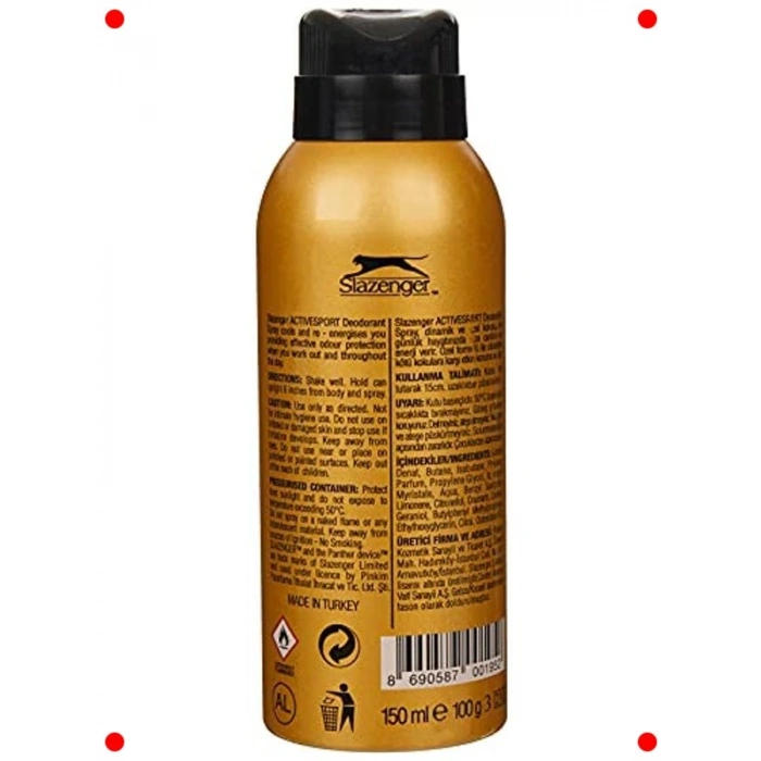 Aktif Yaşam İçin Deodorant Sprey 150 ml