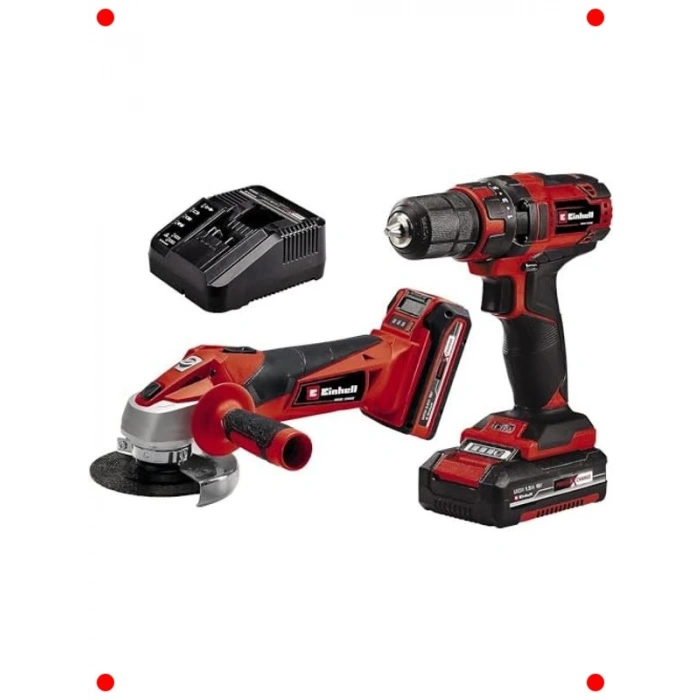 Akülü Alet Seti: Vidalama ve Avuç Taşlama, 18V