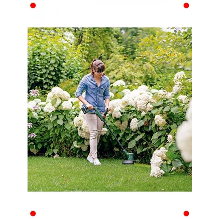 Akülü Çim Biçme Makinesi (18V, 23cm Kesim)