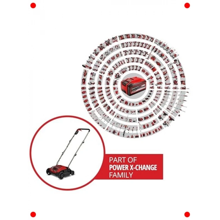 Akülü Çim Kazıma ve Havalandırma Makinesi 18V