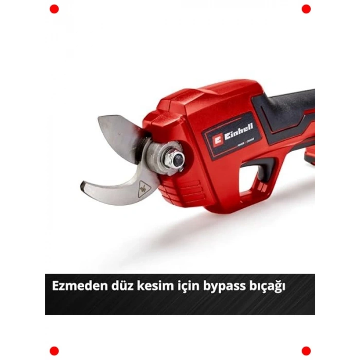 Akülü Ergonomik Budama Makası (18V, 28mm Dal Çapı)