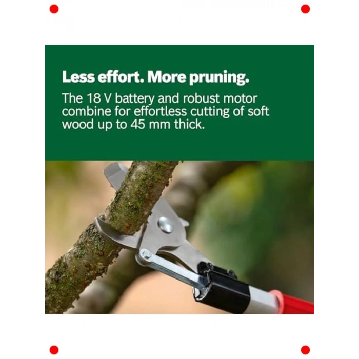 Akülü Kablosuz Budama Makası 18V